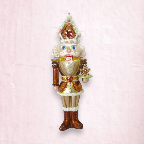 Gingerbread Nutcracker Ornament Christmas Decor