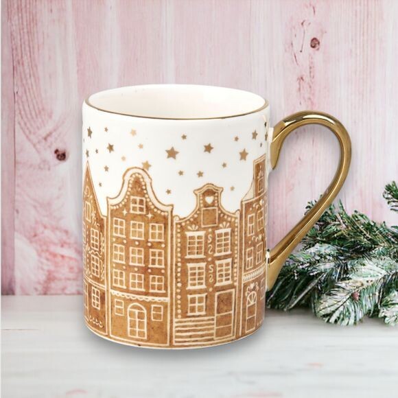 Brownstone Mug Christmas Decor