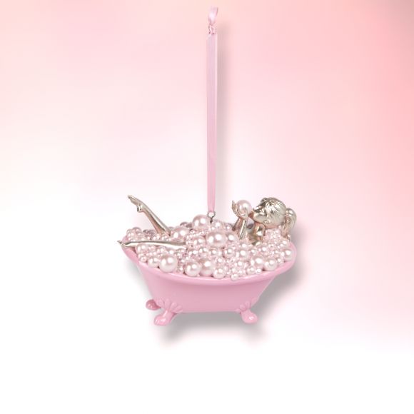 Bubbles Girl In Tub Ornament Christmas Decor
