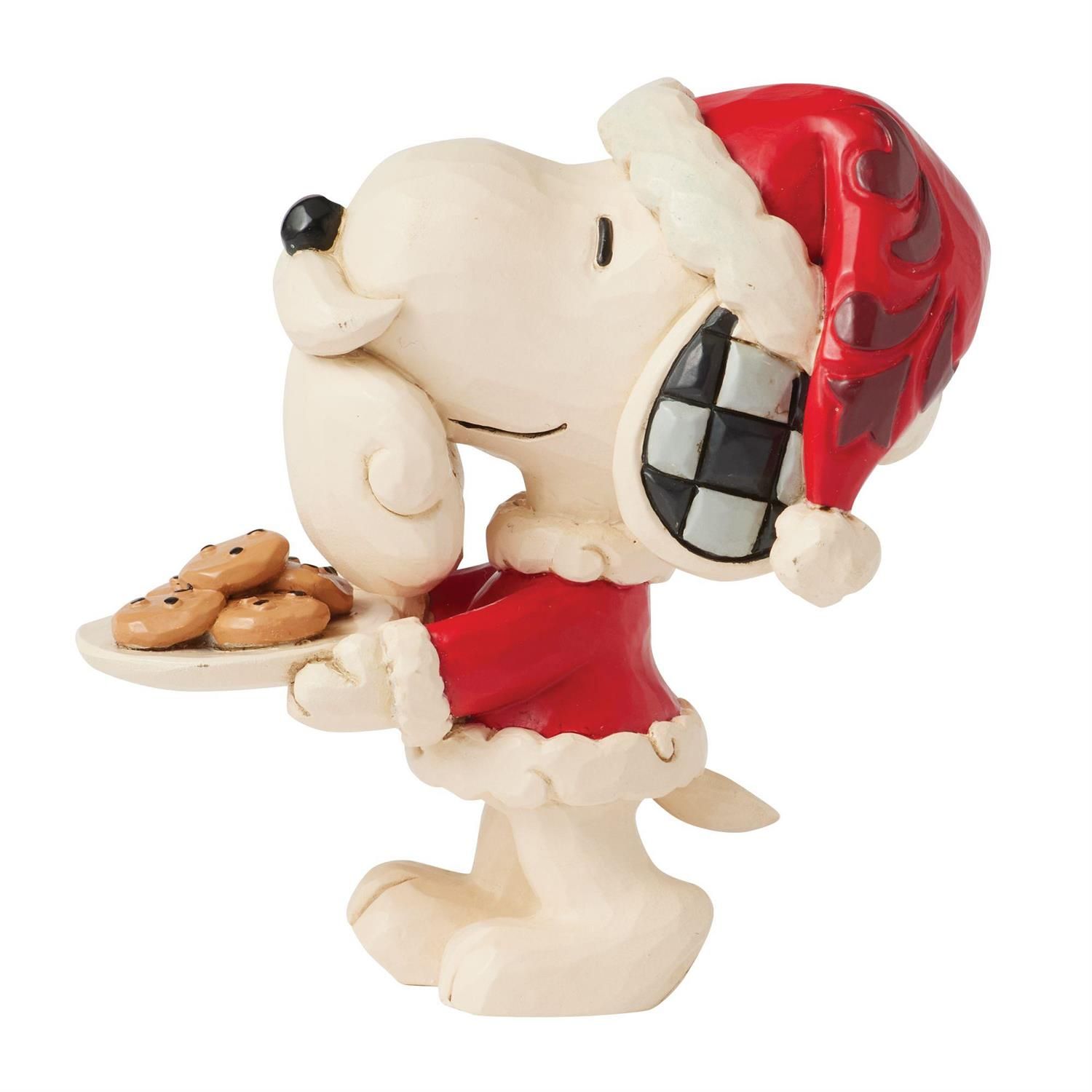 Mini Santa Snoopy With Cookies By: Peanuts Jim Shore