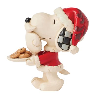 PRE-ORDER Mini Santa Snoopy With Cookies By: Peanuts Jim Shore *SHIPS 7/2026* NEW 2025