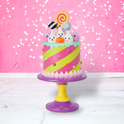 12" Halloween Cake Summerween Halloween Decor NEW 2025
