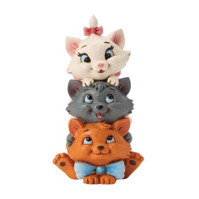 Stacked Aristocats Mini By: Disney Traditions Jim Shore NEW 2025