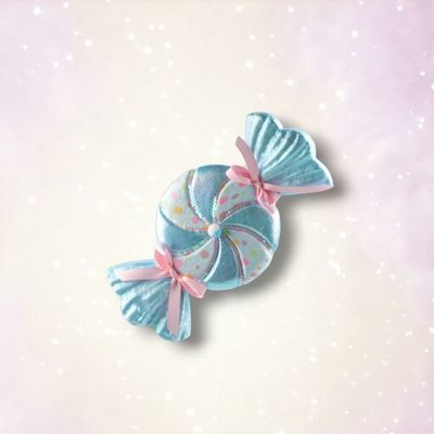 PRE-ORDER 14" Blue Swirl Candy Wrapper Birthday Decor *SHIPS 7/2026* NEW 2026