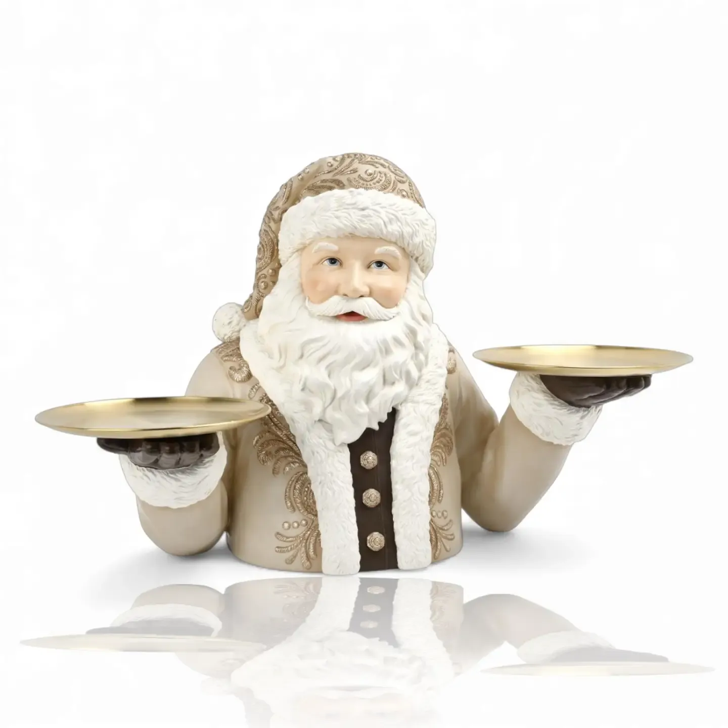 30" Le Chocolate Santa Server Christmas Decor NEW 2026