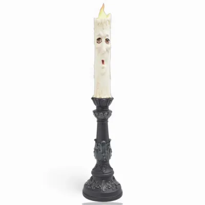 PRE-ORDER 17" Spooky Face Candlestick Halloween Decor *SHIPS 6/2026* NEW 2026