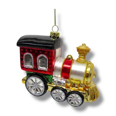 PRE-ORDER 5" Train Engine Ornament Christmas Decor *SHIPS 9/2026* NEW 2026