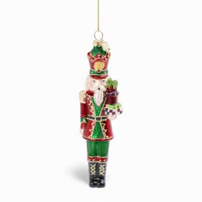 PRE-ORDER 6.75" Red/Green Nutcracker Ornament Christmas Decor *SHIPS 9/2026* NEW 2026