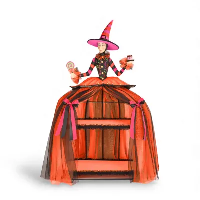 PRE-ORDER 43" Ghoulish Witch Dessert Displayer Halloween Decor *SHIPS 6/2026* NEW 2026