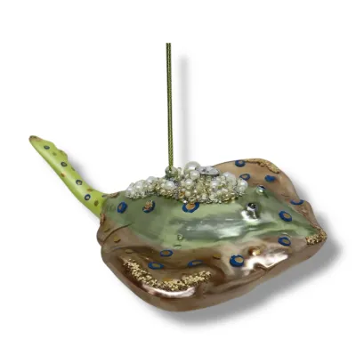 PRE-ORDER 6" Stingray Ornament Christmas Decor *SHIPS 6/2026* NEW 2026