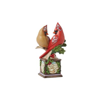 Cardinal Pair On Pedestal By: Heartwood Creek Jim Shore *SHIPS WITHIN 10 DAYS* NEW 2024