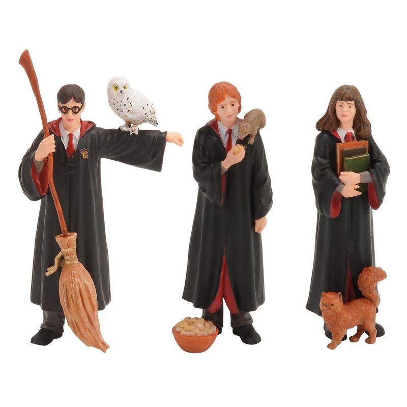 The Trio Ron, Harry, Hermione By: Dept 56 Harry Potter Village NEW 2026