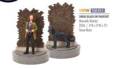 PRE-ORDER Sirius Black Or Padfoot By: Dept 56 Harry Potter Village *SHIPS 7/2026* NEW 2026