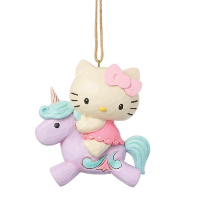 PRE-ORDER Hello Kitty Unicorn Ornament By: Sanrio Jim Shore *SHIPS 7/2026* NEW 2026