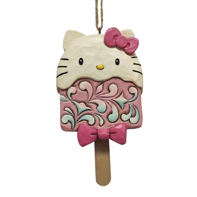 PRE-ORDER Hello Kitty Popsicle Ornament By: Sanrio Jim Shore *SHIPS 7/2026* NEW 2026