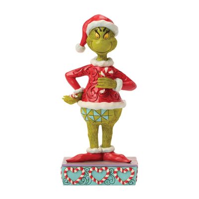 PRE-ORDER Grinch With Broken Candy Cane By: Grinch Jim Shore *SHIPS 6/2026* NEW 2026