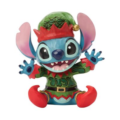 PRE-ORDER Stitch Elf Mini By: Disney Jim Shore *SHIPS 6/2026* NEW 2026