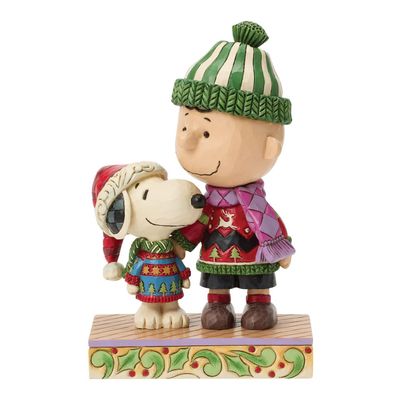 PRE-ORDER Snoopy &amp; Charlie Brown X-Mas Sweaters By: Peanuts Jim Shore *SHIPS 7/2026* NEW 2026