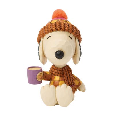 PRE-ORDER Snoopy Cozy For Fall With Mug By: Peanuts Jim Shore *SHIPS 5/2026* NEW 2026