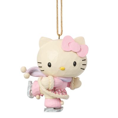 PRE-ORDER Hello Kitty Ice Skating Ornament By: Sanrio Jim Shore *SHIPS 7/2026* NEW 2026