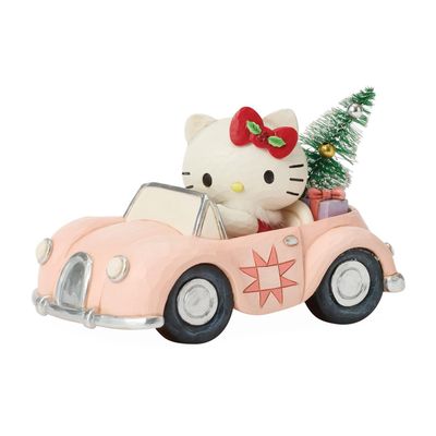PRE-ORDER Hello Kitty Christmas Car By: Sanrio Jim Shore *SHIPS 7/2026* NEW 2026