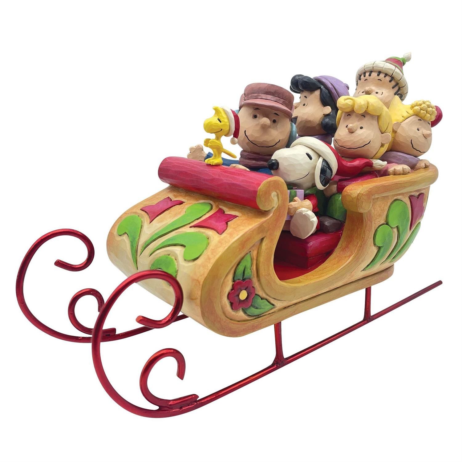 Snoopy &amp; Friends In Sleigh By: Peanuts Jim Shore NEW 2026