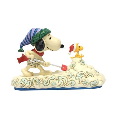 PRE-ORDER Snoopy Shoveling Snow By: Peanuts Jim Shore *SHIPS 7/2026* NEW 2026