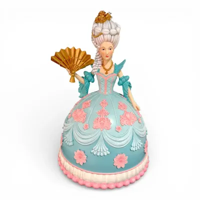 PRE-ORDER 18" Marie Cake Lady With Fan Christmas Decor *SHIPS 9/2026* NEW 2026