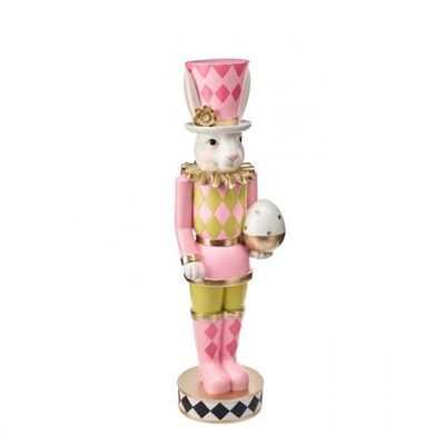 48" Resin Garden Bunny Solider Greeter Easter Decor *SHIPS WITHIN 10 DAYS* NEW 2026