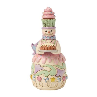 PRE-ORDER Sweets Snowman Bundt Cake By: Heartwood Creek Jim Shore *SHIPS 7/2026* NEW 2026