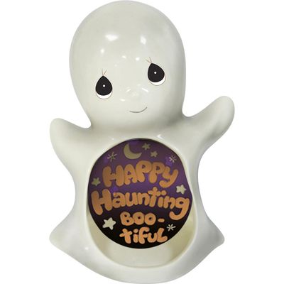 PRE-ORDER Ghost Candy Dish By: Halloween Precious Moments *SHIPS 8/2026* NEW 2026