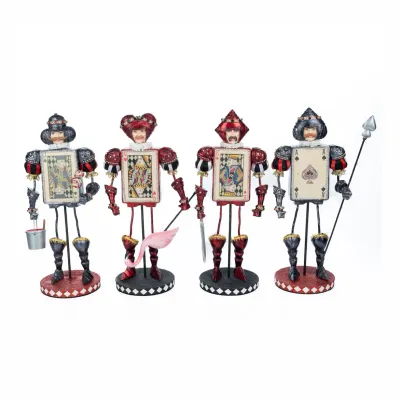 13" Allice In Wonderland Card Guards Set Of 4 Easter Decor *SHIPS WITHIN 10 DAYS* NEW 2025