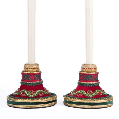 Holiday Magic Candle Sticks Set of 2 Christmas Decor *SHIPS WITHIN 10 DAYS* NEW 2025