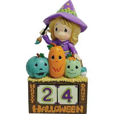 PRE-ORDER Witch With Pumpkins Countdown By: Halloween Precious Moments *SHIPS 8/2026* NEW 2026