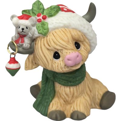 PRE-ORDER Highland Cow By: Christmas Precious Moments *SHIPS 8/2026* NEW 2026