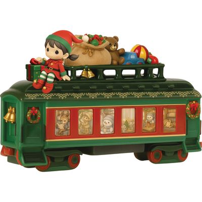 PRE-ORDER Limited Edition Santa Train Car By: Christmas Precious Moments *SHIPS 8/2026* NEW 2026