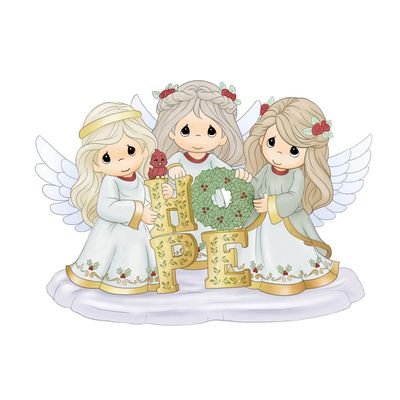 PRE-ORDER Limited Edition Angels Holding Hope By: Christmas Precious Moments *SHIPS 8/2026* NEW 2026