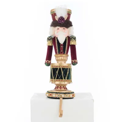 15" Winter Balsam Nutcracker Stocking Holder Christmas Decor *SHIPS WITHIN 10 DAYS* NEW 2025