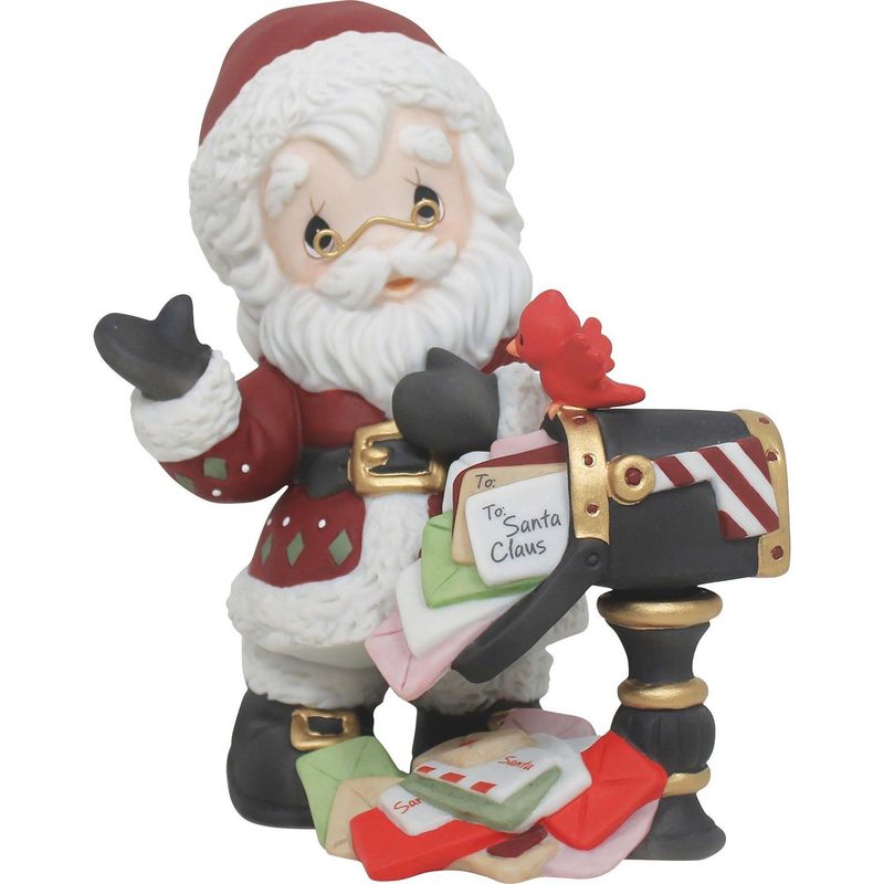 PRE-ORDER Annual Santa By Maillbox By: Christmas Precious Moments *SHIPS 7/2026* NEW 2026
