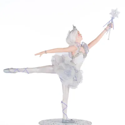21" Crystalline Ice Princess Ballerina Tabletop Christmas Decor *SHIPS WITHIN 10 DAYS* NEW 2025
