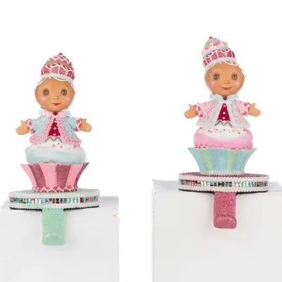 9.5" Sweet Delights Gingerbread Stocking Holder Set of 2 Christmas Decor *SHIPS WITHIN 10 DAYS* NEW 2025