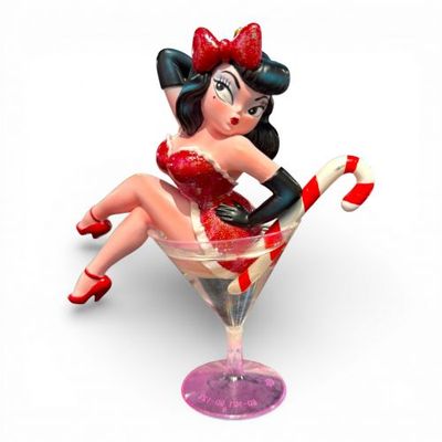 PRE-ORDER 6.5" Miss Maude Martini Girl Ornament Miss Fluff Christmas Decor *SHIPS 7/2026* NEW 2026