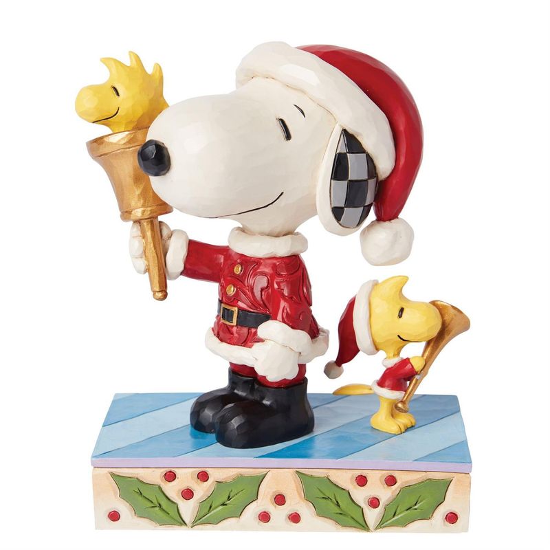 Snoopy & Woodstock Santa's By: Peanuts Jim Shore *SHIPS WITHIN 10 DAYS*