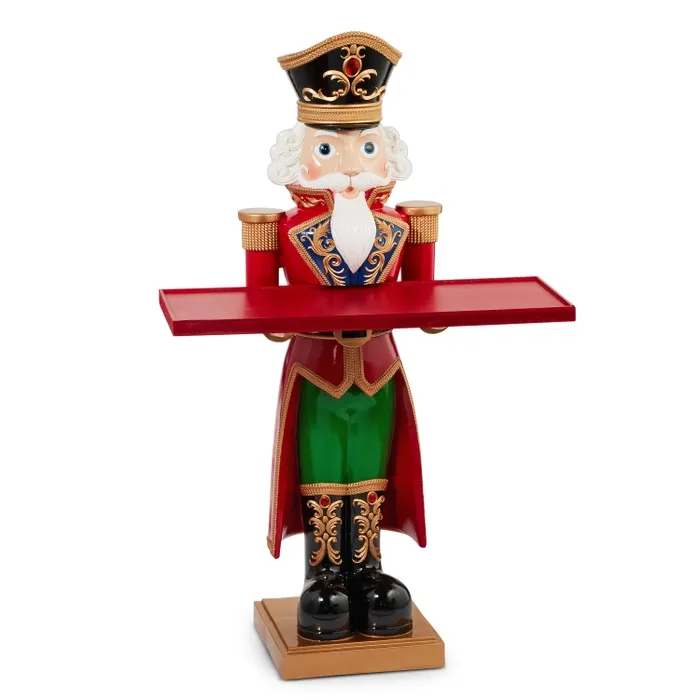 PRE-ORDER 42" Multicolor Nutcracker Butler Christmas Decor *SHIPS 9/2026* NEW 2026