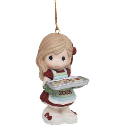 PRE-ORDER Dated 2026 Girl Ornament By: Christmas Precious Moments *SHIPS 9/2026* NEW 2026
