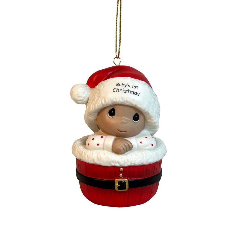 PRE-ORDER Babies First Christmas Medium Skin Ornament By: Christmas Precious Moments *SHIPS 9/2026* NEW 2026