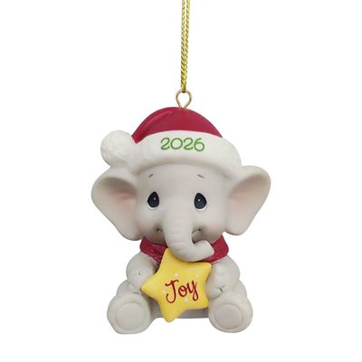 PRE-ORDER Dated 2026 Elephant Ornament By: Christmas Precious Moments *SHIPS 9/2026* NEW 2026