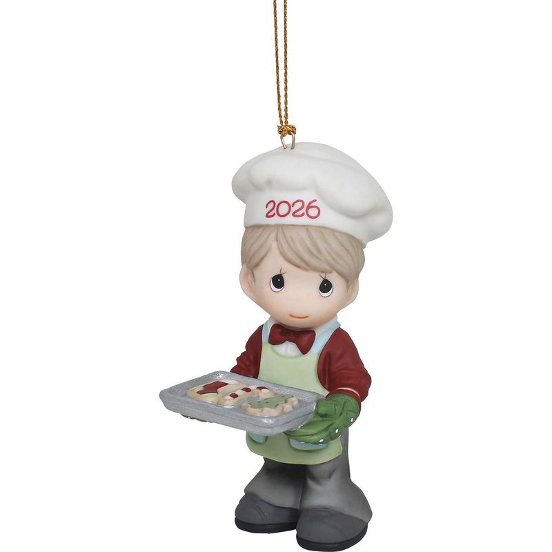PRE-ORDER Dated 2026 Boy Ornament By: Christmas Precious Moments *SHIPS 9/2026* NEW 2026