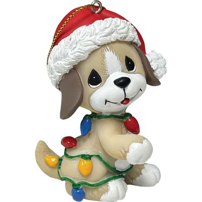 PRE-ORDER Dog Ornament By: Christmas Precious Moments *SHIPS 8/2026* NEW 2026