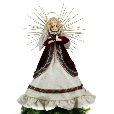 PRE-ORDER 24.8" Glory Angel Treetopper Christmas Decor *SHIPS 9/2026* NEW 2026